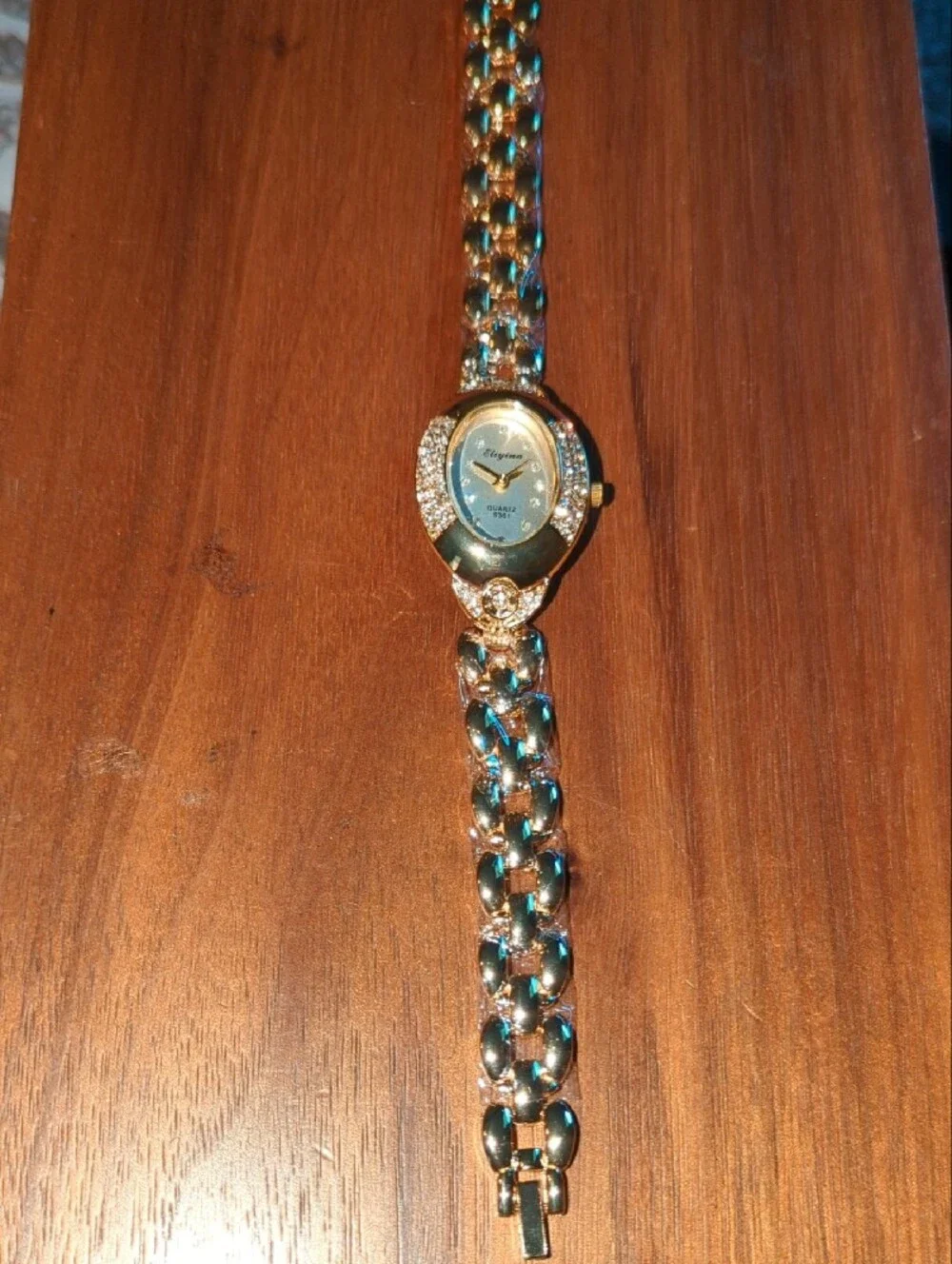 Gold-Tone Women's Bracelet Watch and Crystal Accent Bracelet - Elegant Style